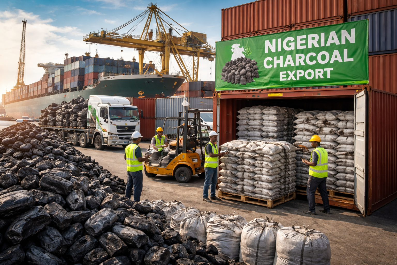 Nigeria Steps Up Global Charcoal Export as Quality Supply Reaches International Markets